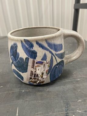 Sublime Portugal stoneware oversize coffee mug - Brand new!  Elevated luxury
